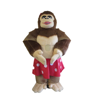 Przebranie dmuchane, kostium - Gorylica